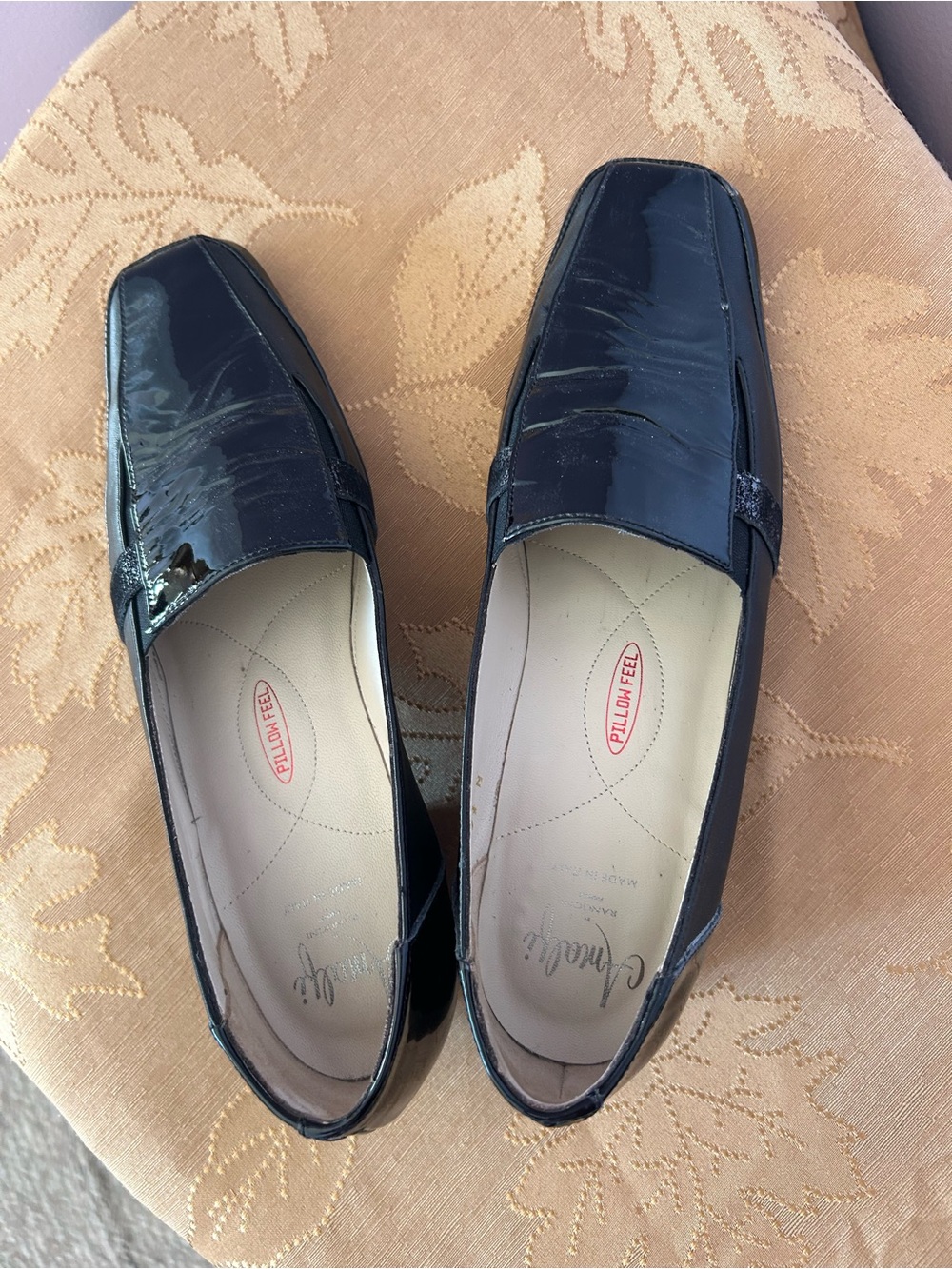 Amalfi by RangoniBlack Patent Slip-On Women's Loafers